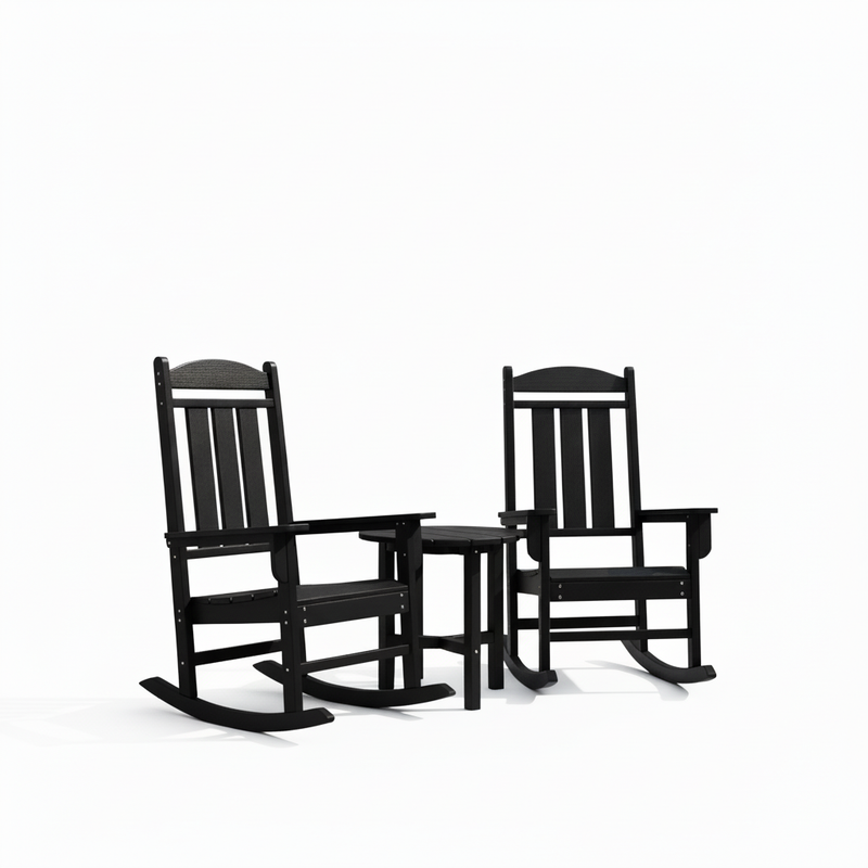 Callaway 3-Piece Porch Rocker Set with Side Table