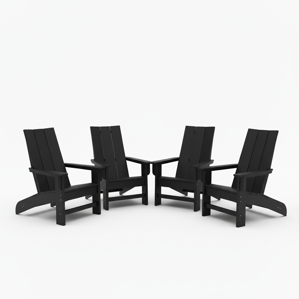 4pc Savannah Adirondack Chair Set