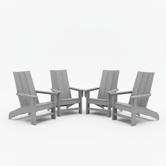 Savannah 4-Piece Adirondack Chair Set
