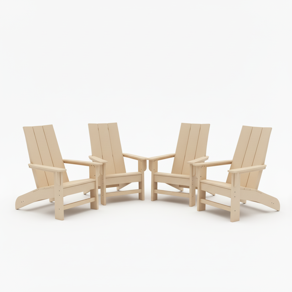 4pc Savannah Adirondack Chair Set