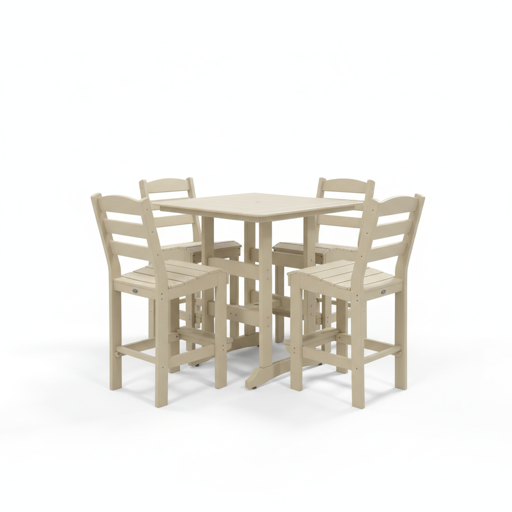 5pc Fairway Bar Height Dining Set – SoPoly
