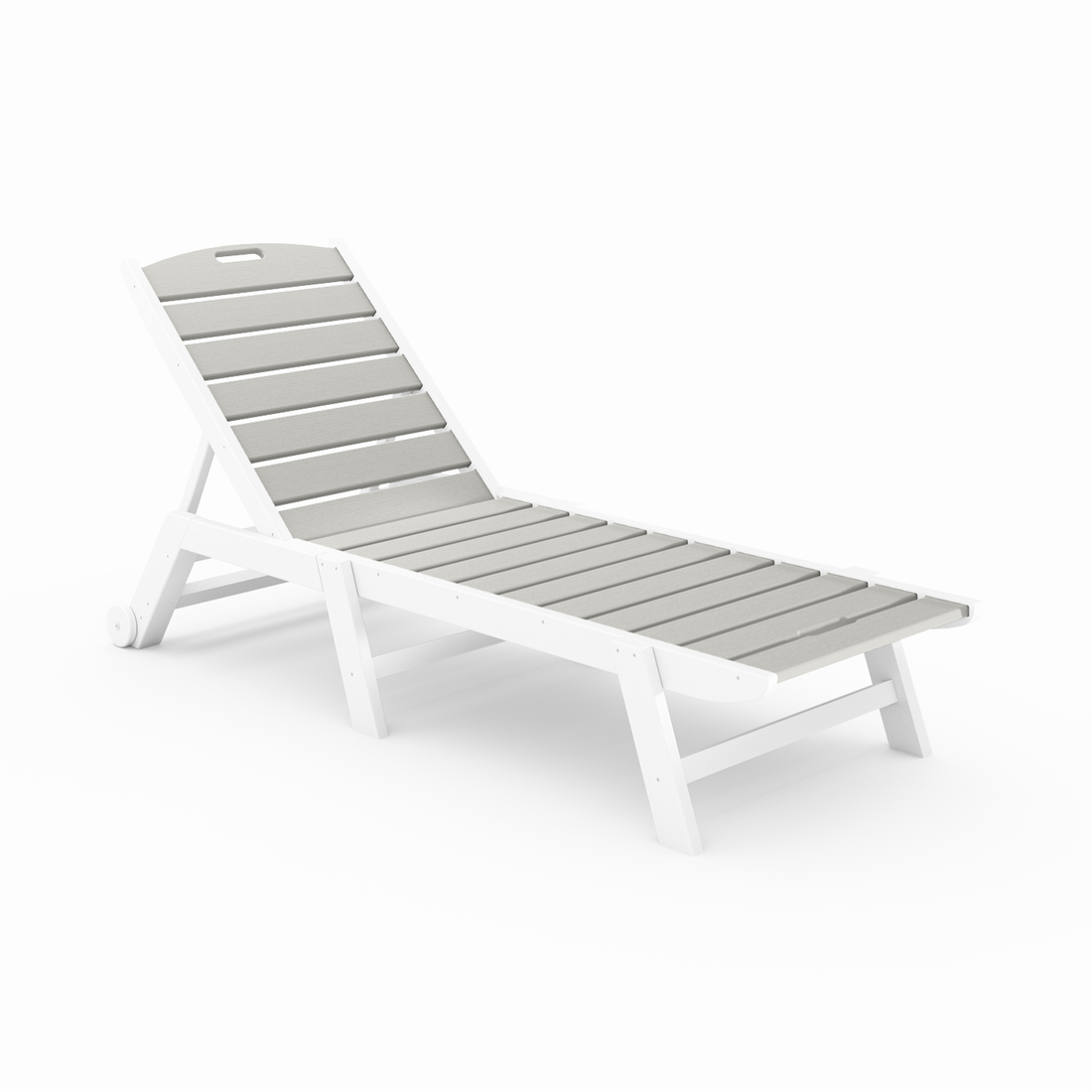 Flat Armless Chaise Lounge