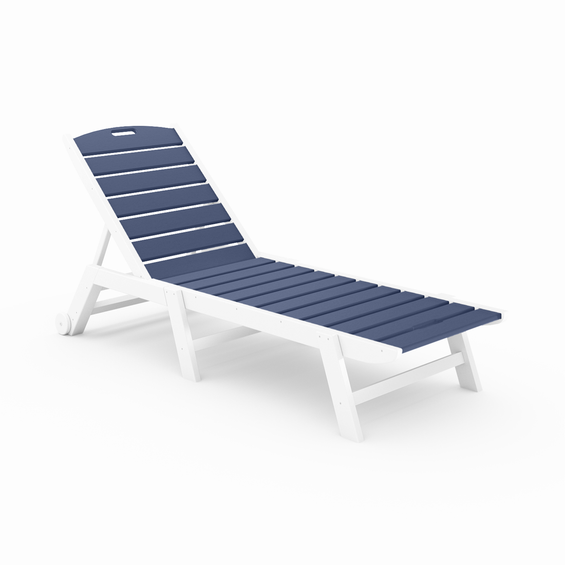 Flat Armless Chaise Lounge