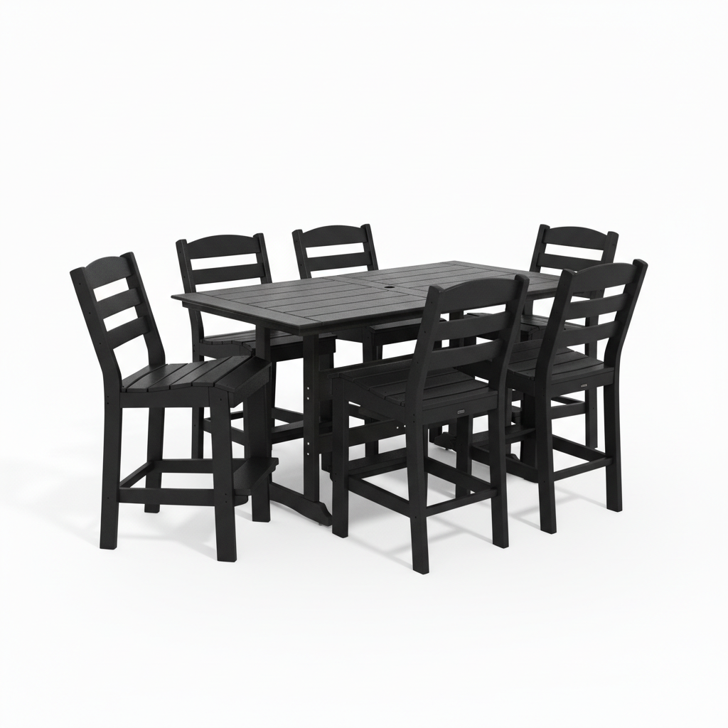 7pc Fairway Bar Height Dining Set