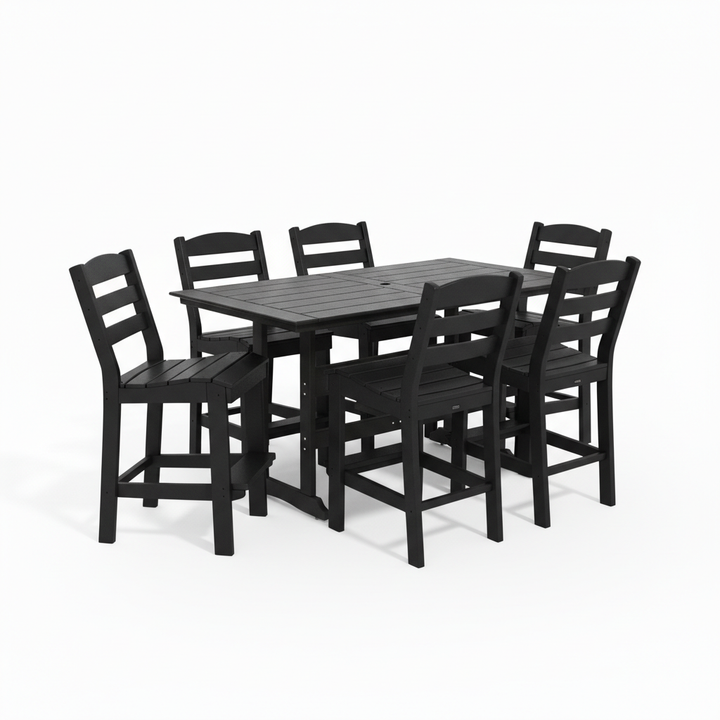 7pc Fairway Bar Height Dining Set