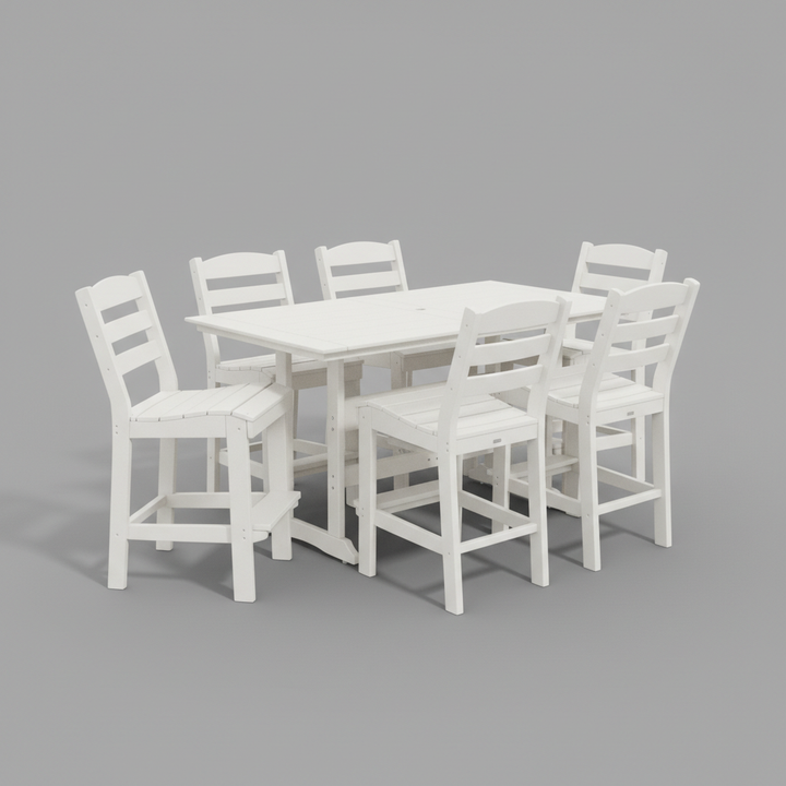 7pc Fairway Bar Height Dining Set