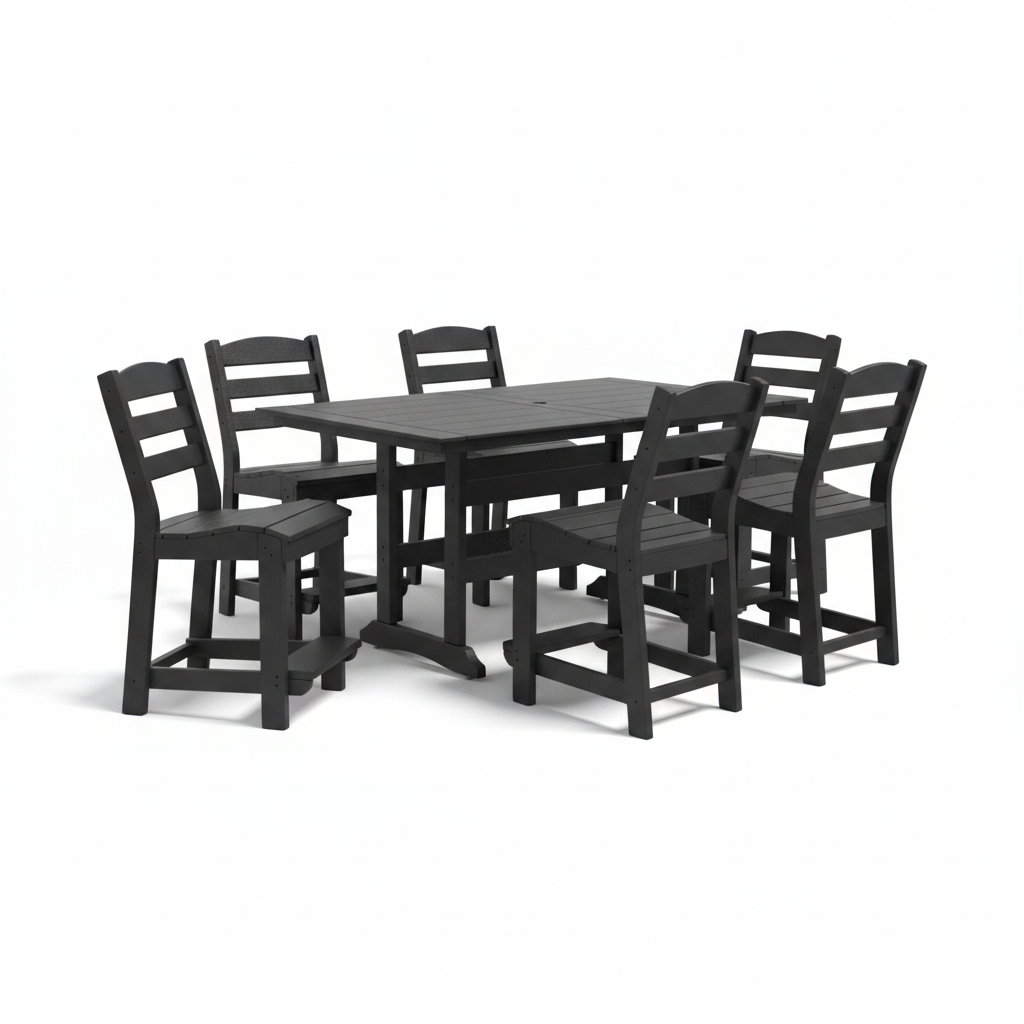 7pc Fairway Counter Height Dining Set