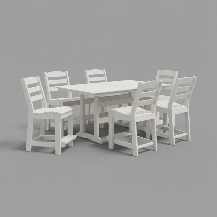 7pc Fairway Counter Height Dining Set