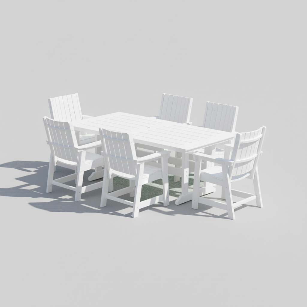 7pc Callaway Farmhouse Dining Set