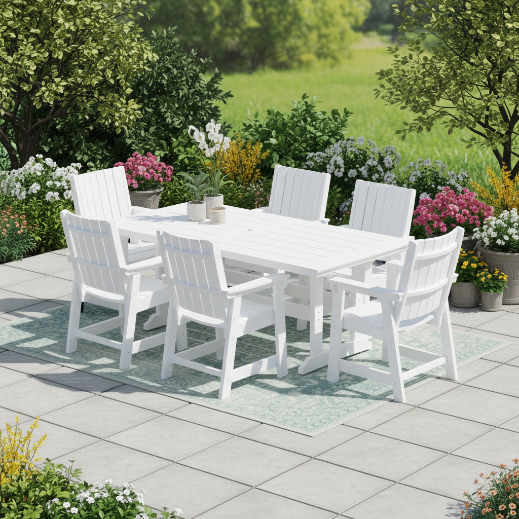 7pc Callaway Farmhouse Dining Set