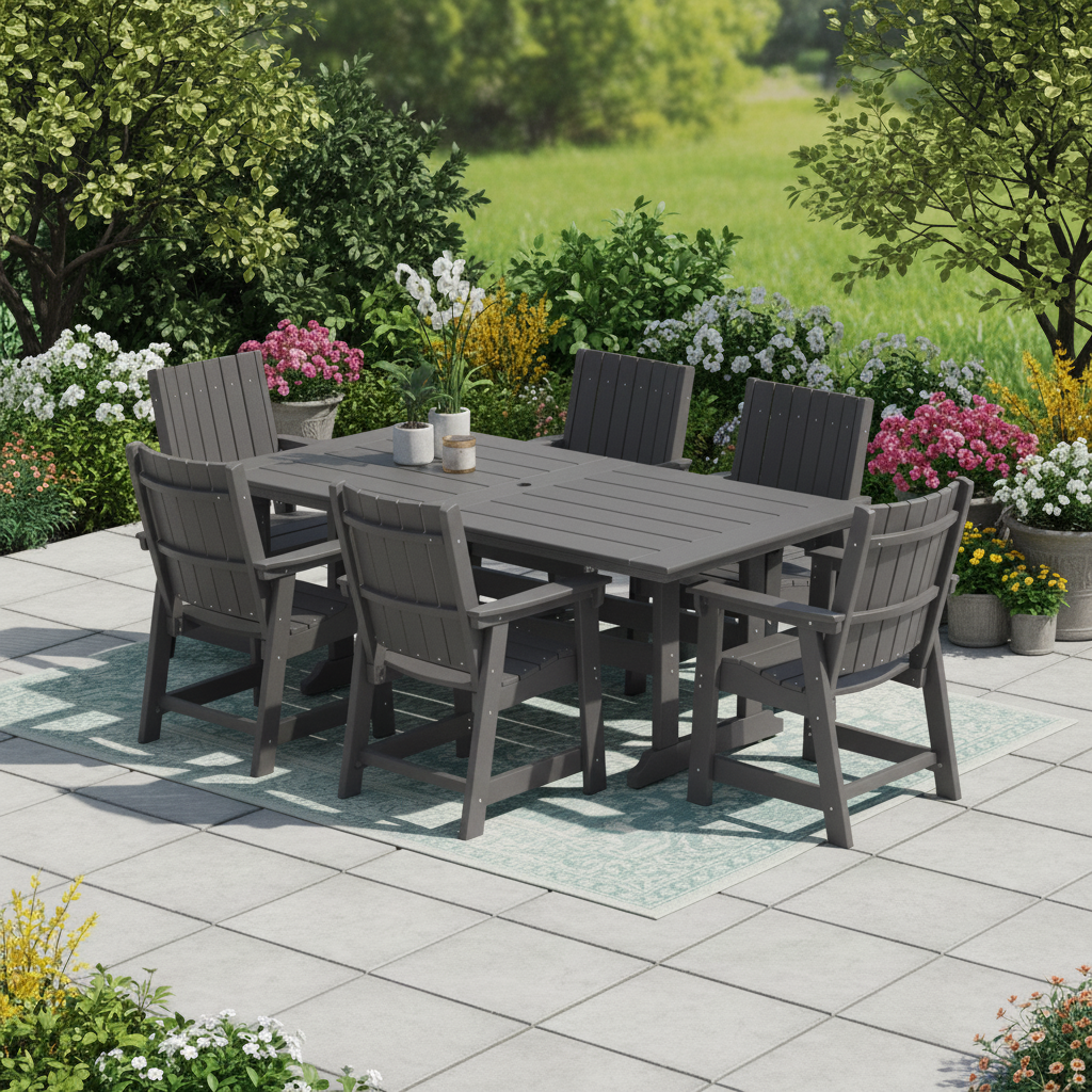 7pc Callaway Farmhouse Dining Set