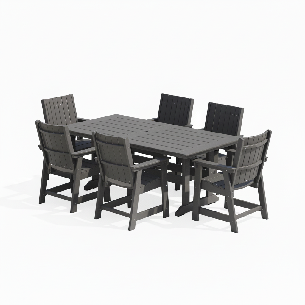 7pc Callaway Farmhouse Dining Set