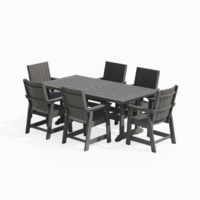 Callaway 7-Piece Farmhouse Dining Set