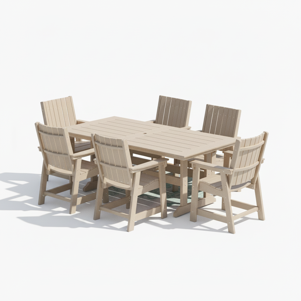 7pc Callaway Farmhouse Dining Set