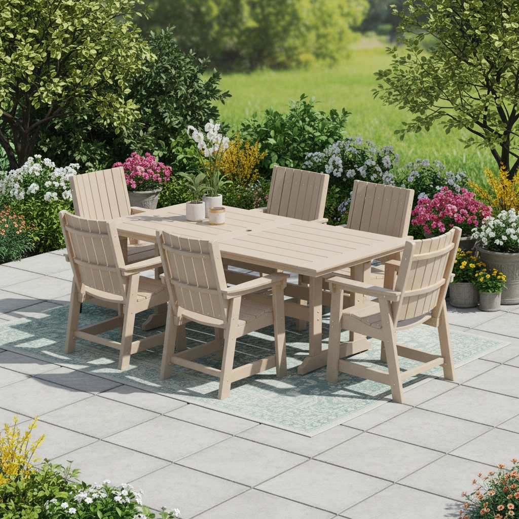 7pc Callaway Farmhouse Dining Set