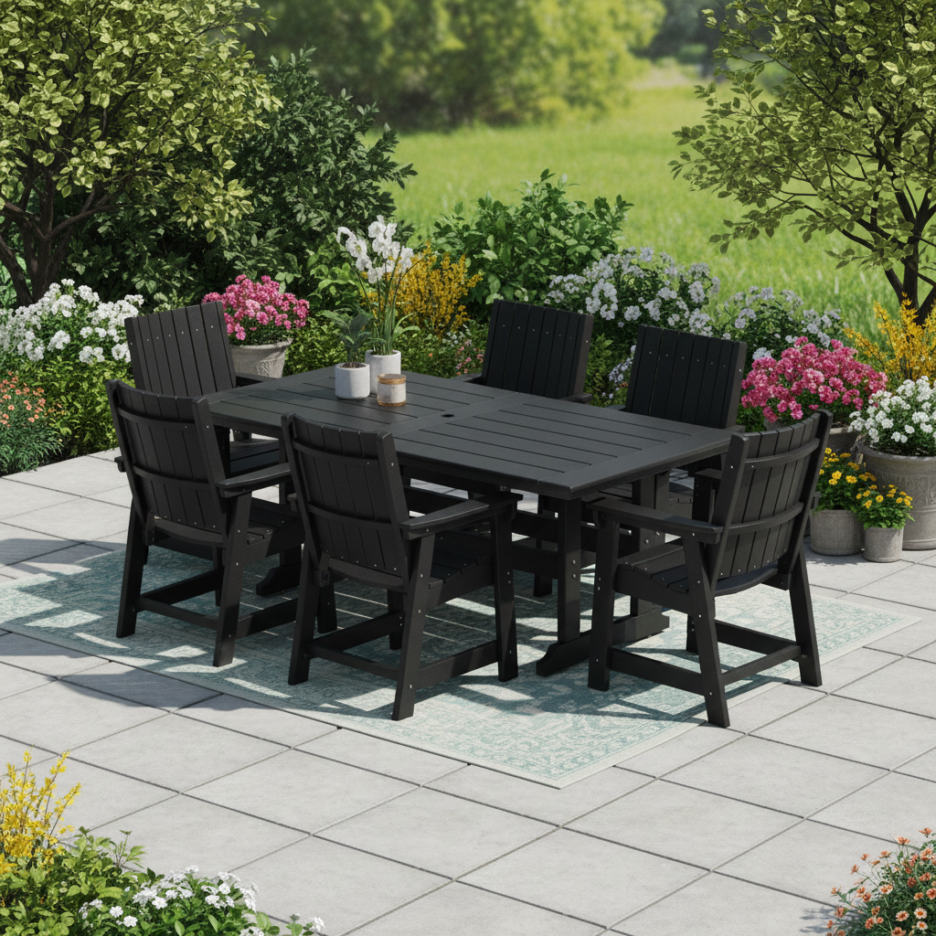 7pc Callaway Farmhouse Dining Set