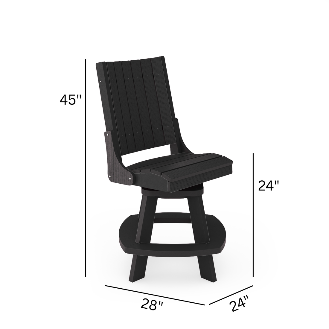 Callaway Armless Swivel Counter Chair