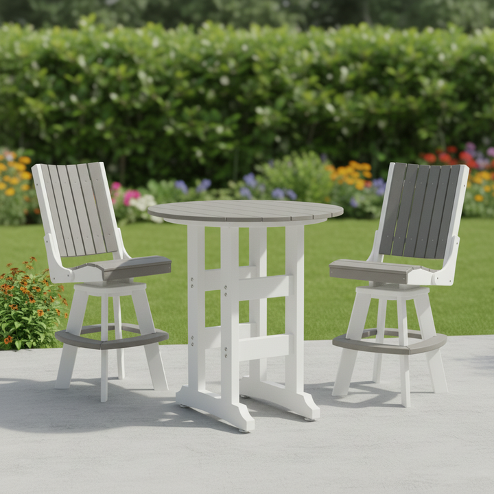 Callaway Armless Swivel Bar Chair