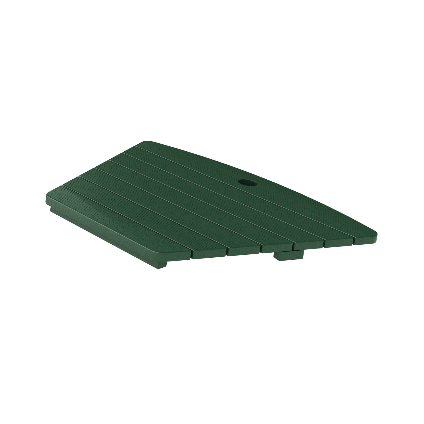 Augusta Green Connector table with umbrella hole 