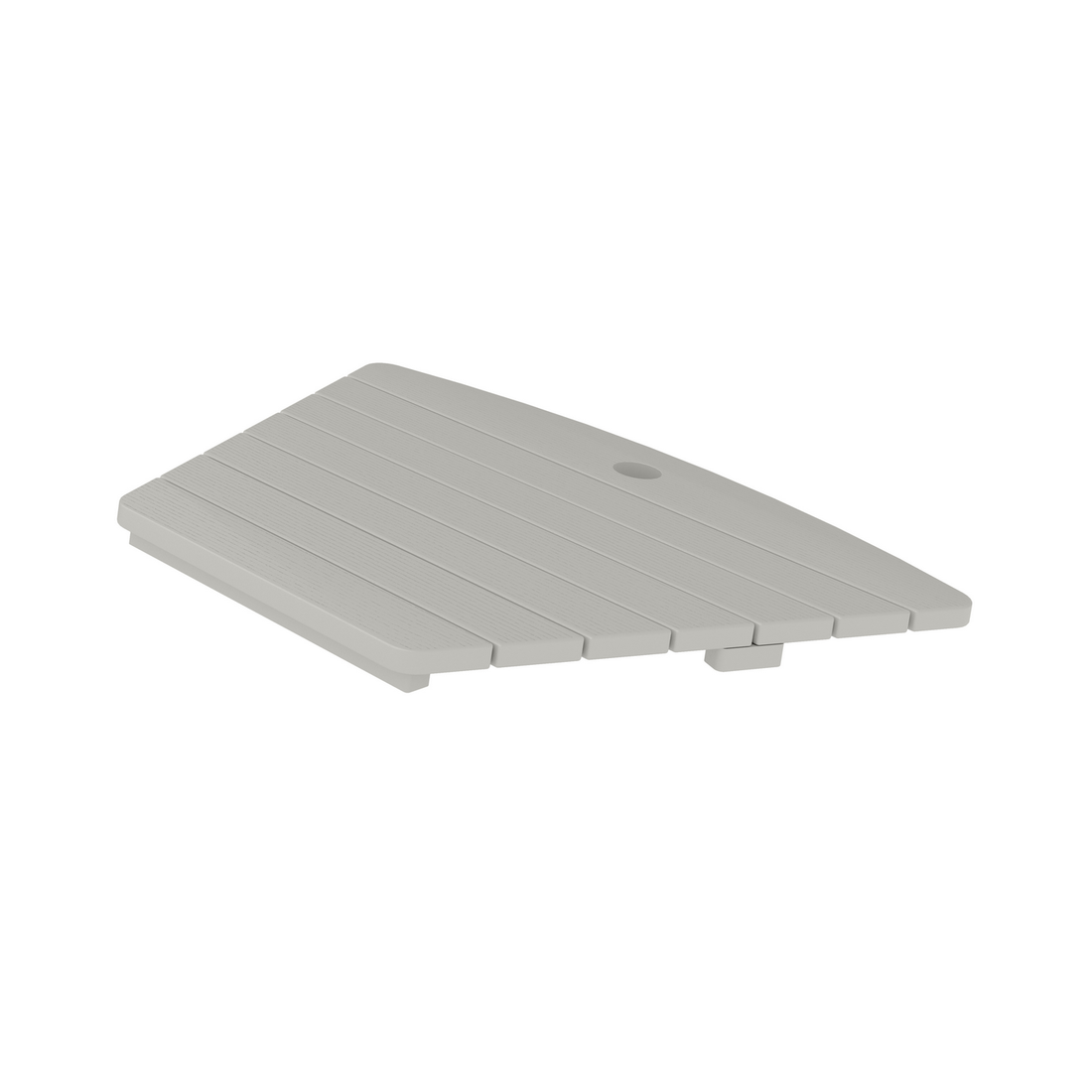 Heron Grey Connector table with umbrella hole 