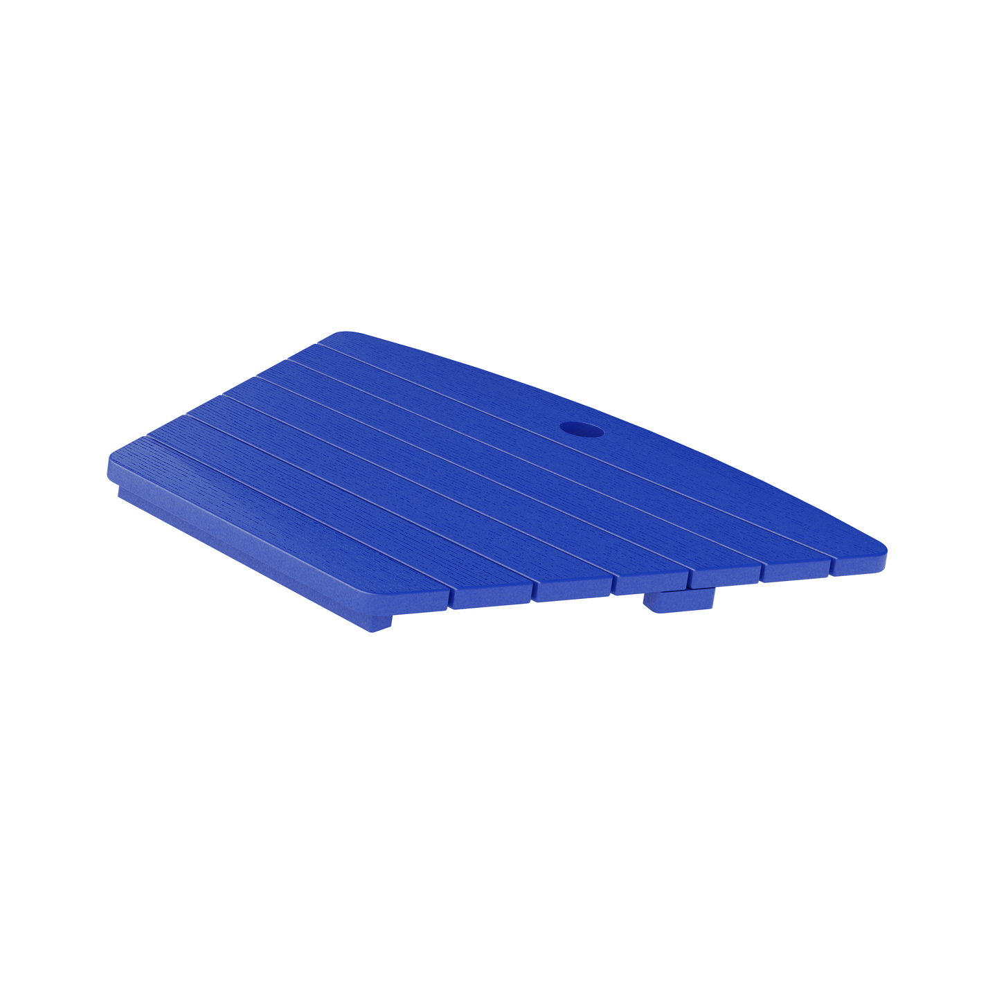 Magnolia Springs Blue Connector table with umbrella hole 