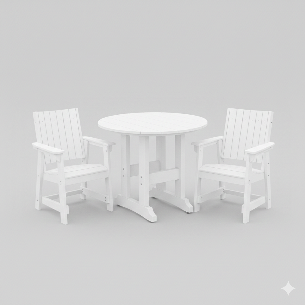 Callaway 3-Piece Round Dining Set