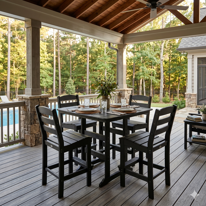 5pc Fairway Bar Height Dining Set