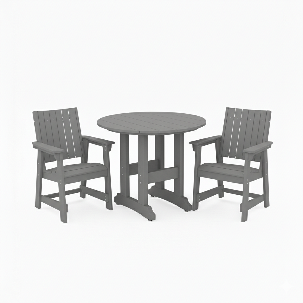 Callaway 3-Piece Round Dining Set