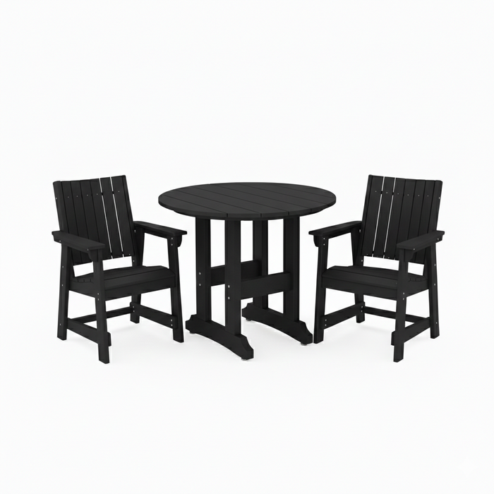 Callaway 3-Piece Round Dining Set