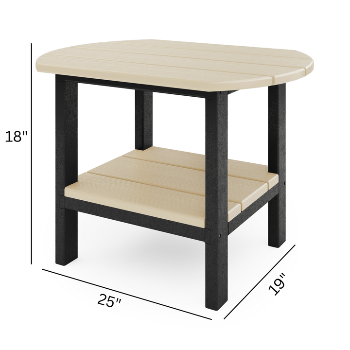 St. Simons Oval Side Table