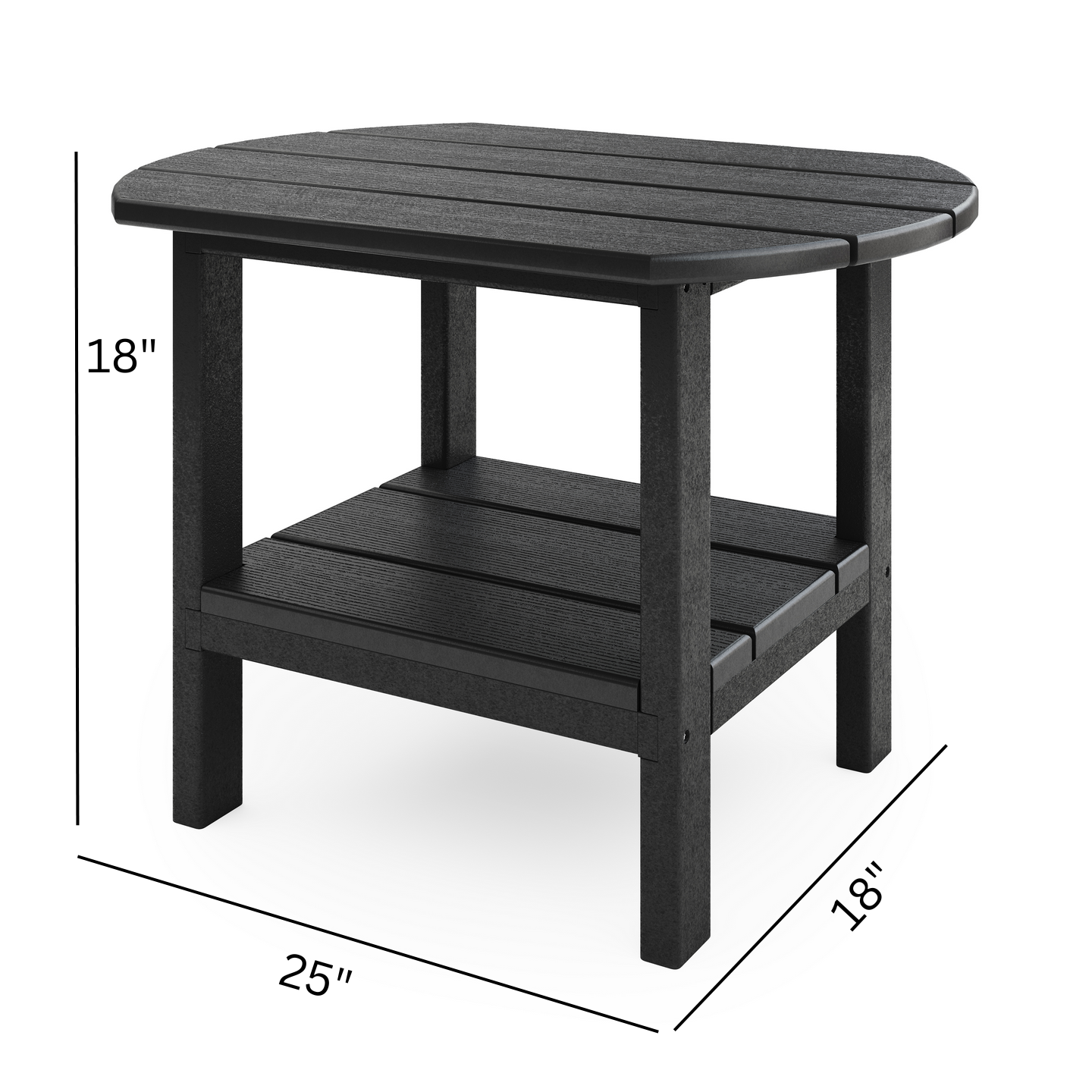 25" St. Simons Oval Side Table