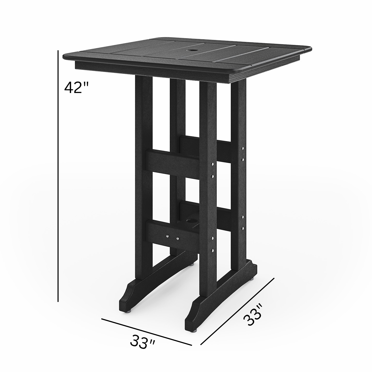 33" Savannah Square Bar Table