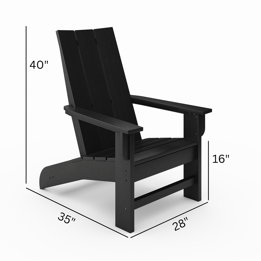 Savannah 4-Piece Adirondack Chair Set