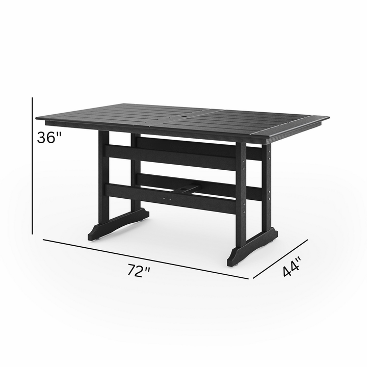 72" Savannah Farmhouse Counter Table