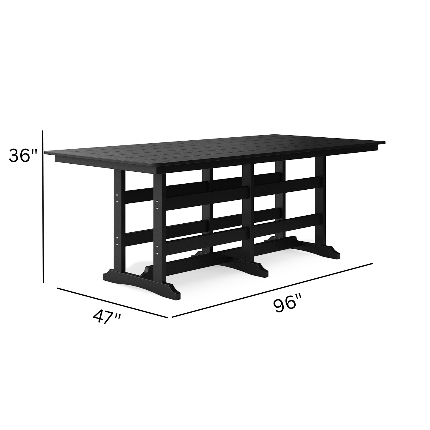 47X96 Savannah Farmhouse Counter Table