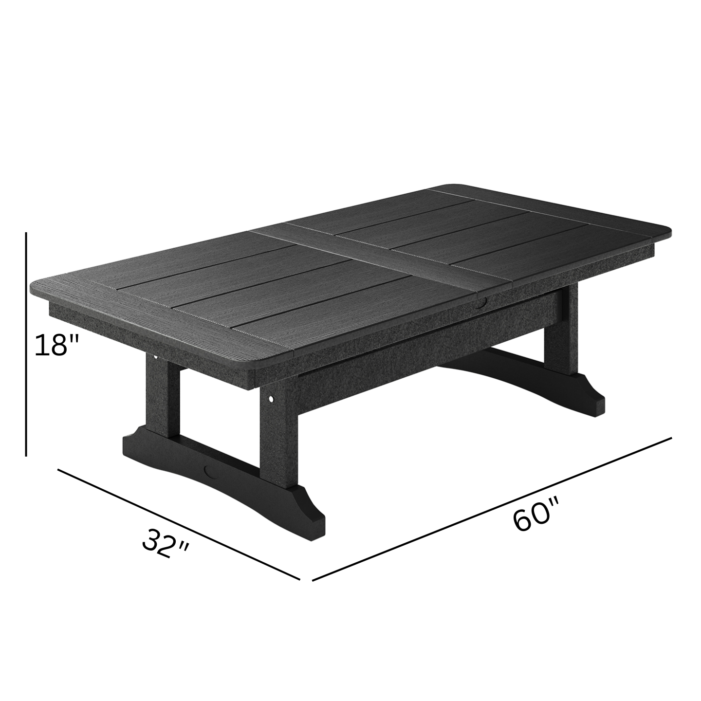 32" x 60" Savannah Coffee Table