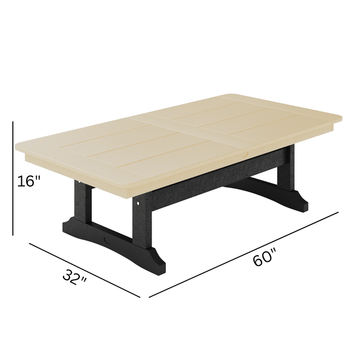32" x 60" Savannah Coffee Table