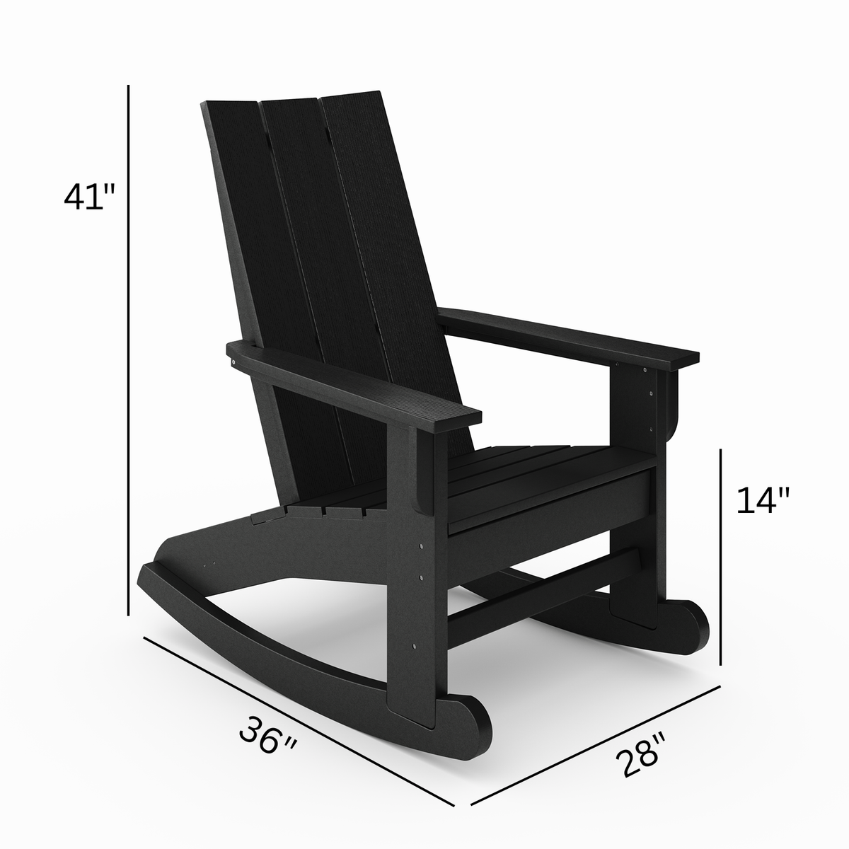 Savannah Adirondack Rocker – SoPoly