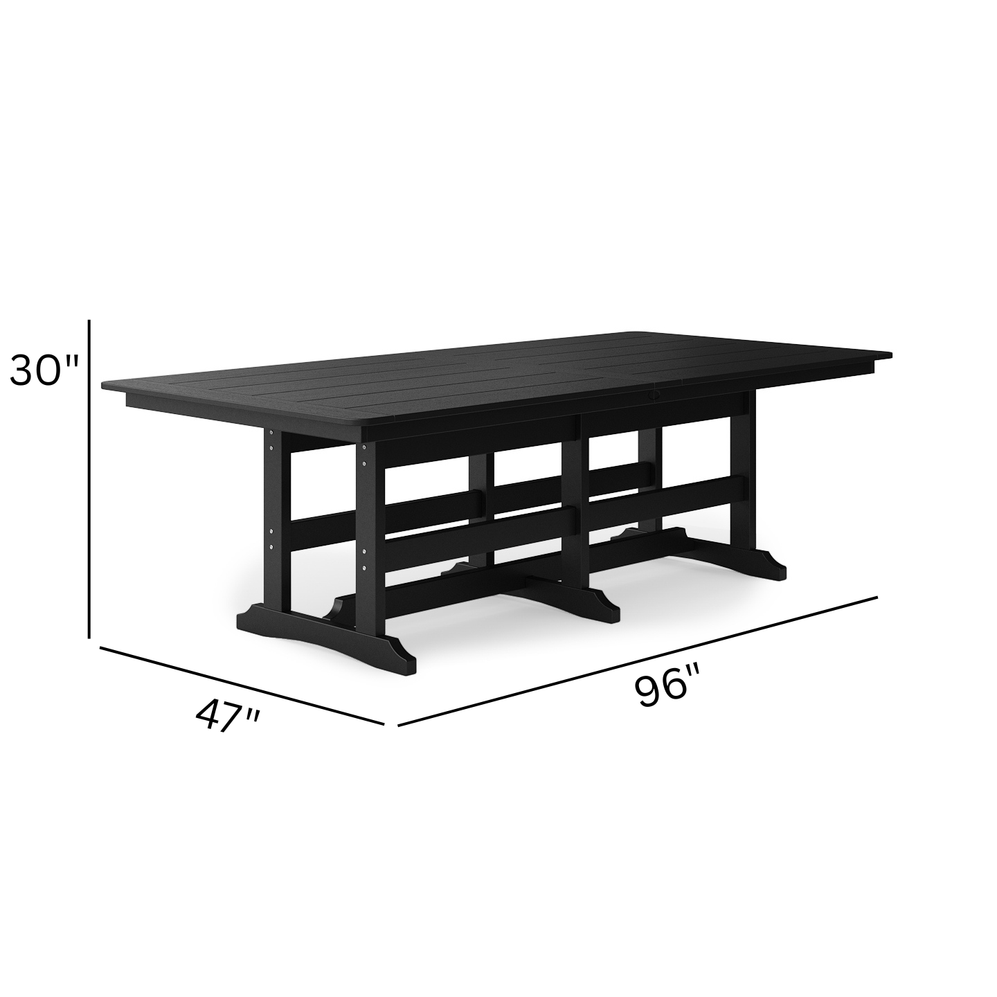 47X96 Savannah Farmhouse Dining Table