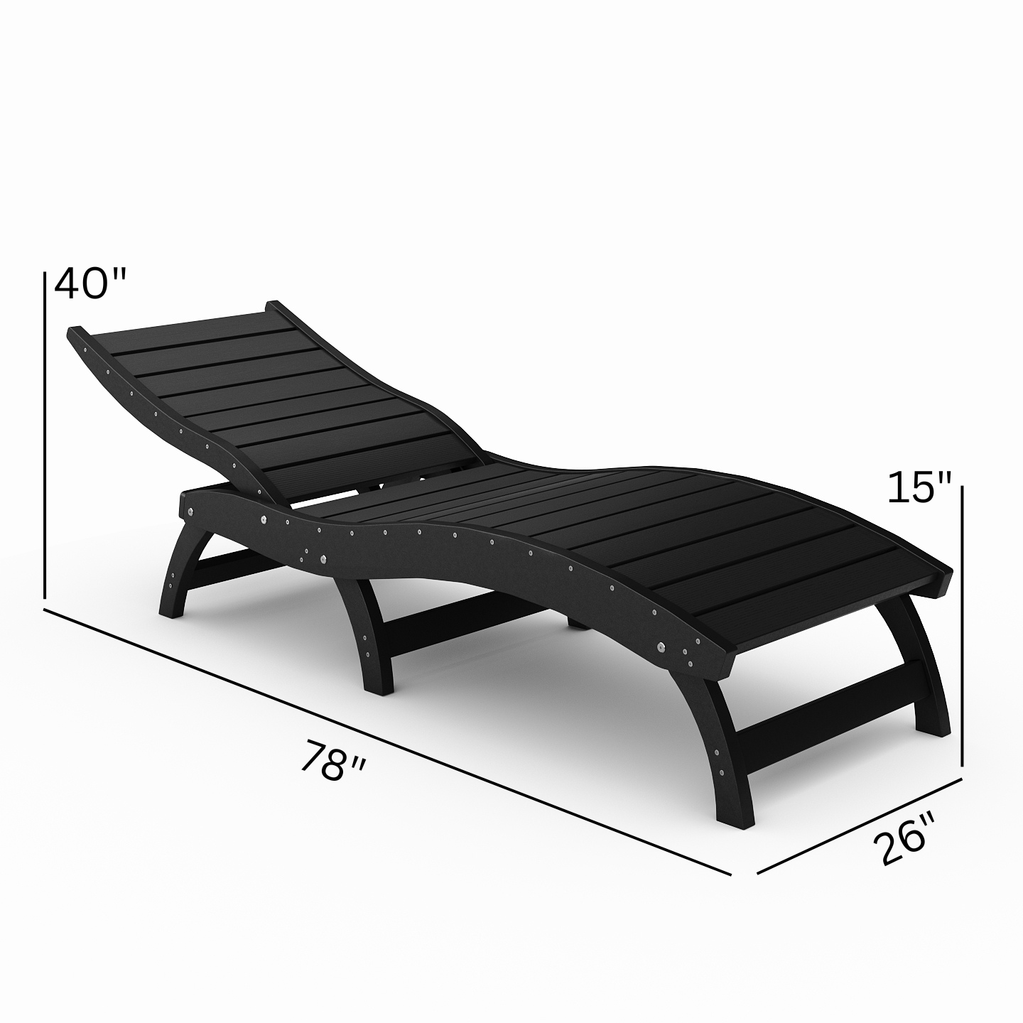 Curved Chaise Lounge