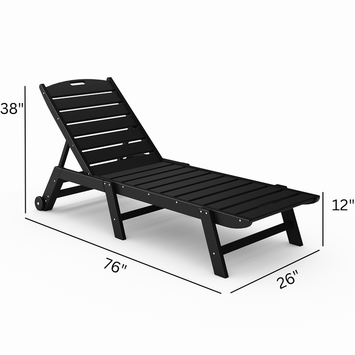 Flat Chaise Lounge Armless