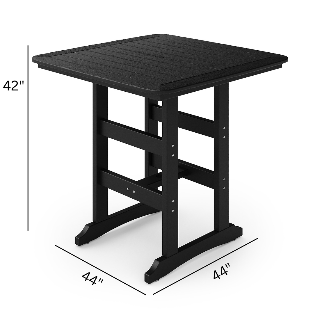 44" St. Simons Square Bar Table