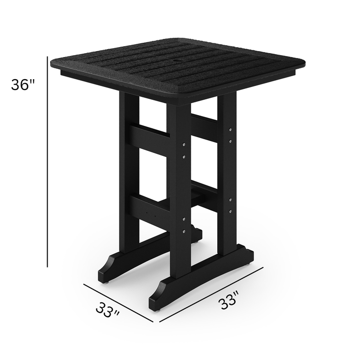 33" St. Simons Square Counter Table
