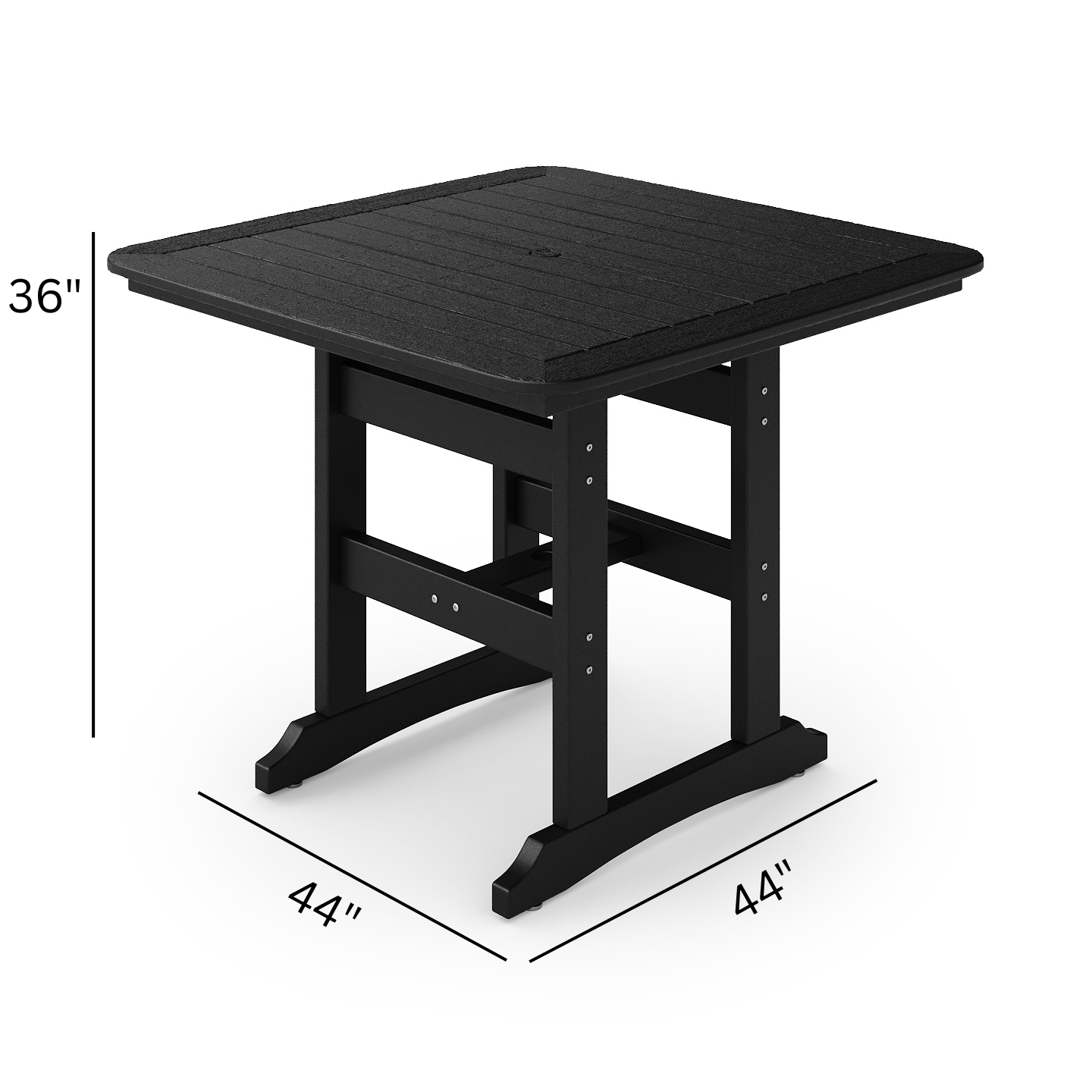 44" St. Simons Square Counter Table