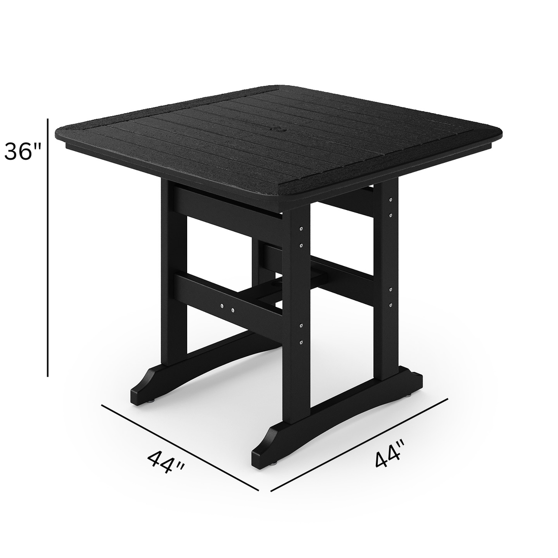 44" St. Simons Square Counter Table