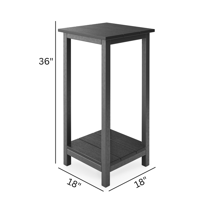 18" Savannah Square Bar Side Table