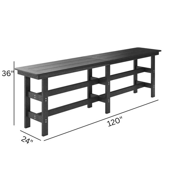 24" x 120" Rally Counter Height Table
