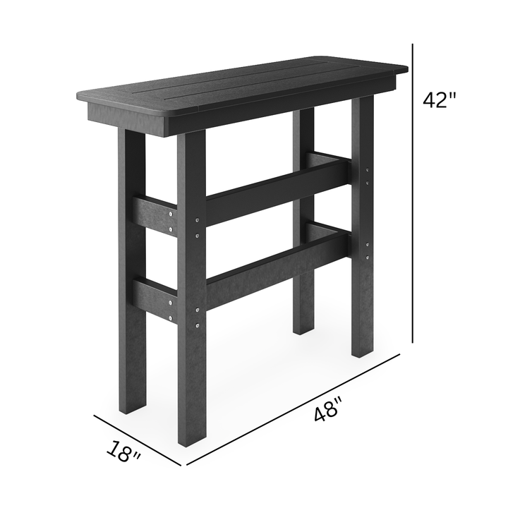 48" Rail Hugger Bar Table