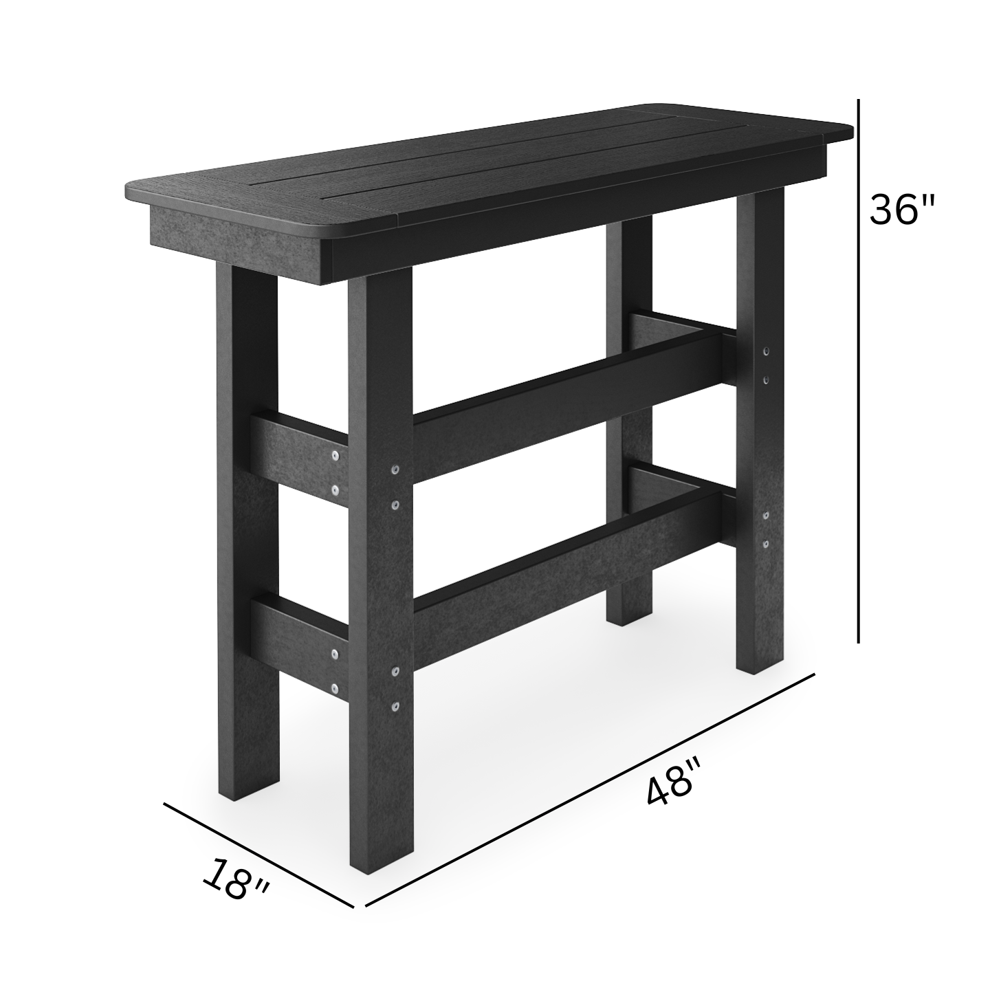 48 Rail Hugger Counter Table
