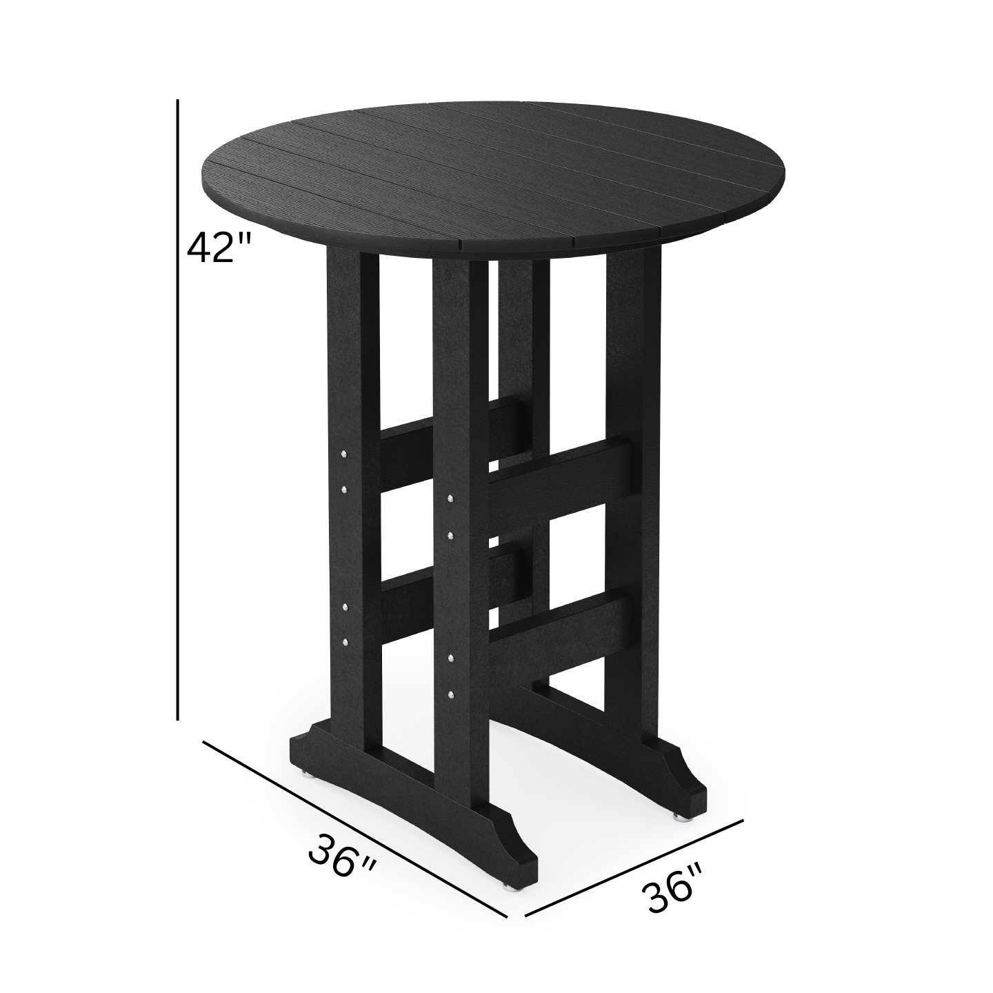 36" Round Bar Table